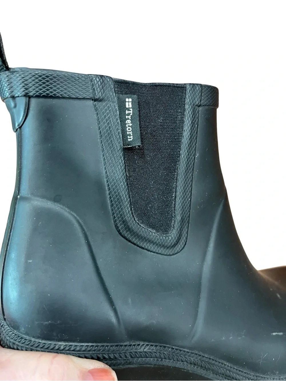 Tretorn Women’s Matte Waterproof Chelsea Rain Boots Ankle Length Garden-8